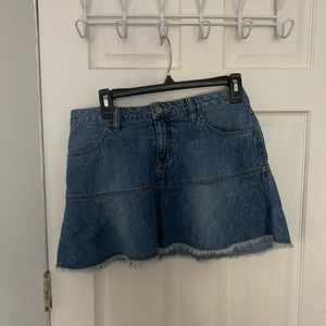 Mini Jean skirt